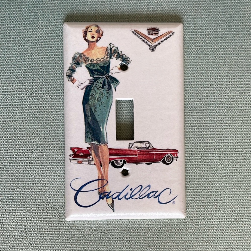Cadillac Light Switch Plate